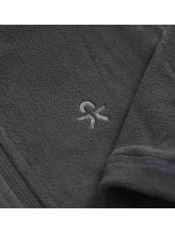 ColorKids Mädchen<Unisex Fleecejacke anthrazit uni