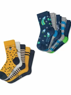 Schiesser Jungen|Mädchen>Unisex Freizeitsocken - Muster Mix