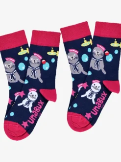 Unabux Jungen<Unisex Freizeitsocken - Prints mehrfarbig bedruckt