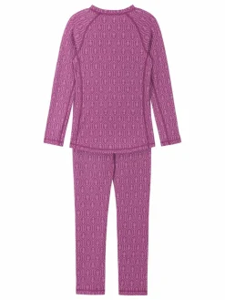 reima Mädchen<Unisex Funktionsunterwäsche Set - Taival lila gemustert