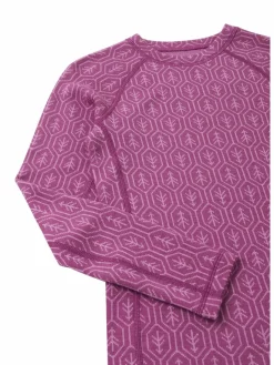 reima Mädchen<Unisex Funktionsunterwäsche Set - Taival lila gemustert