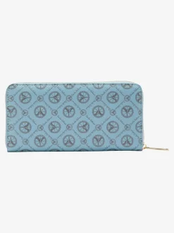 Carlo Colucci Taschen & Rucksäcke<Unisex Geldbeutel - Coviello blau bedruckt