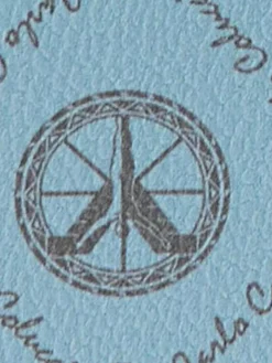 Carlo Colucci Taschen & Rucksäcke<Unisex Geldbeutel - Coviello blau bedruckt