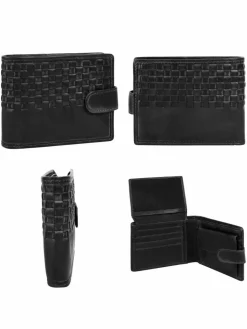 BAGAN Taschen & Rucksäcke<Unisex Geldbörse schwarz gemustert