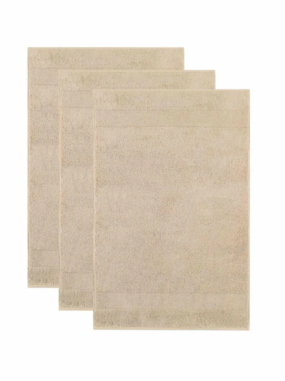 Villeroy & Boch Heimtextilien<Unisex Gästetuch 3er Pack braun uni