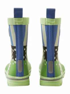reima Mädchen|Jungen<Unisex Gummistiefel - Magisk Moomin grün gemustert