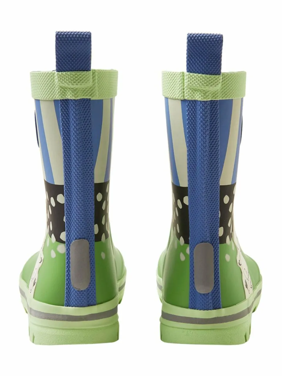 reima Mädchen|Jungen<Unisex Gummistiefel - Magisk Moomin grün gemustert