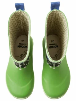 reima Mädchen|Jungen<Unisex Gummistiefel - Magisk Moomin grün gemustert