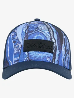 Carlo Colucci Mützen & Hüte<Unisex, Herren Baseball Cap - Deanesi blau gemustert