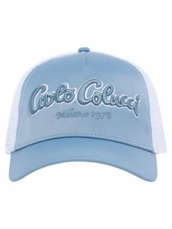 Carlo Colucci Mützen & Caps<Unisex, Herren Trucker Cap - Dujanic weiß uni