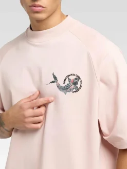 Carlo Colucci Shirts|Shirts & Tops<Unisex, Herren T-Shirt - Dorigoni rosa bedruckt