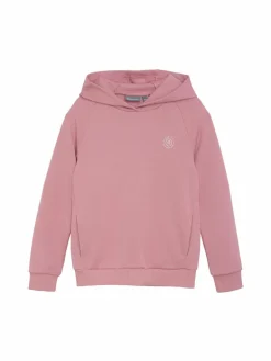 ColorKids Jungen|Mädchen<Unisex Kinder Kapuzenpullover - Solid pink bedruckt