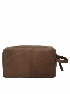 Bruno Banani Taschen & Rucksäcke<Unisex Kulturtasche braun uni