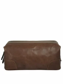 Bruno Banani Taschen & Rucksäcke<Unisex Kulturtasche braun uni