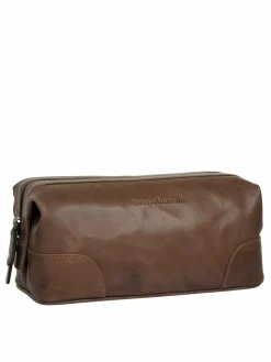 Bruno Banani Taschen & Rucksäcke<Unisex Kulturtasche braun uni