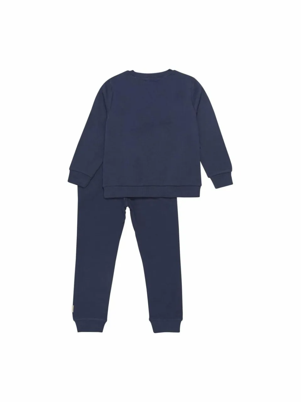 Minymo Jungen|Mädchen<Unisex Langarmshirt & Hose blau uni