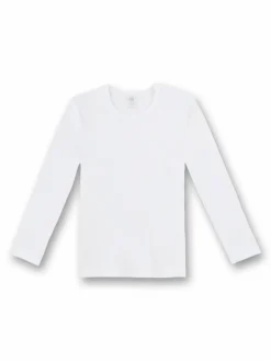 Sanetta Jungen<Unisex Longsleeve 2er Pack weiß uni