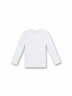 Sanetta Jungen<Unisex Longsleeve 1er Pack weiß uni