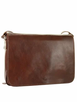 piké Taschen & Rucksäcke<Unisex Messenger Bag braun uni