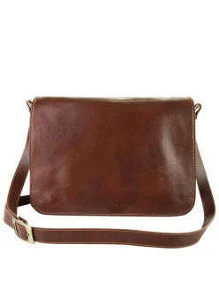 piké Taschen & Rucksäcke<Unisex Messenger Bag braun uni