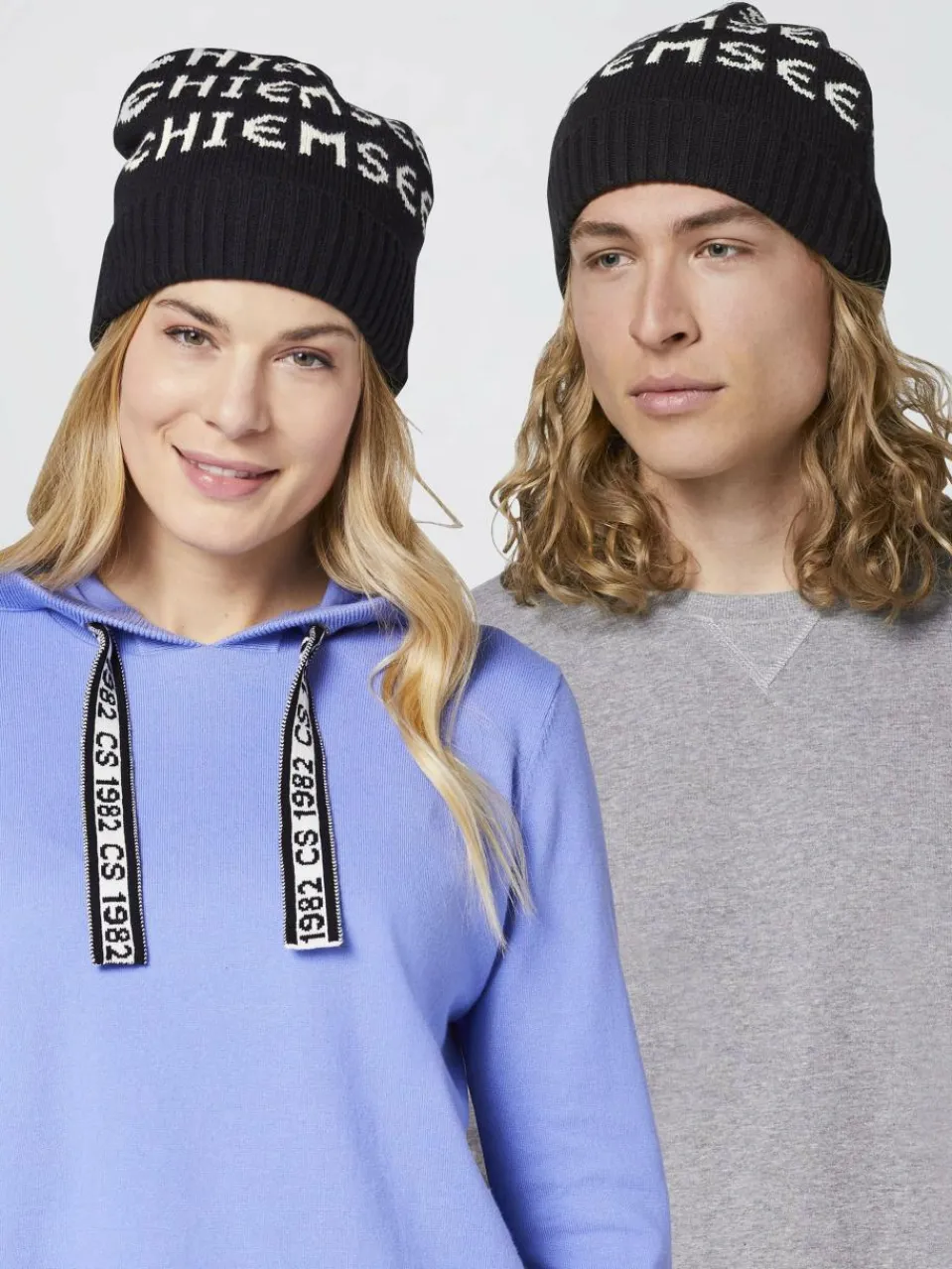 Chiemsee Mützen & Hüte<Unisex Mütze schwarz gemustert