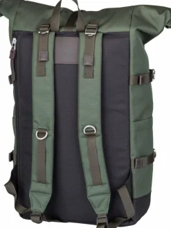 Sandqvist Taschen & Rucksäcke<Unisex Rucksack - Bernt Rolltop Backpack grün uni