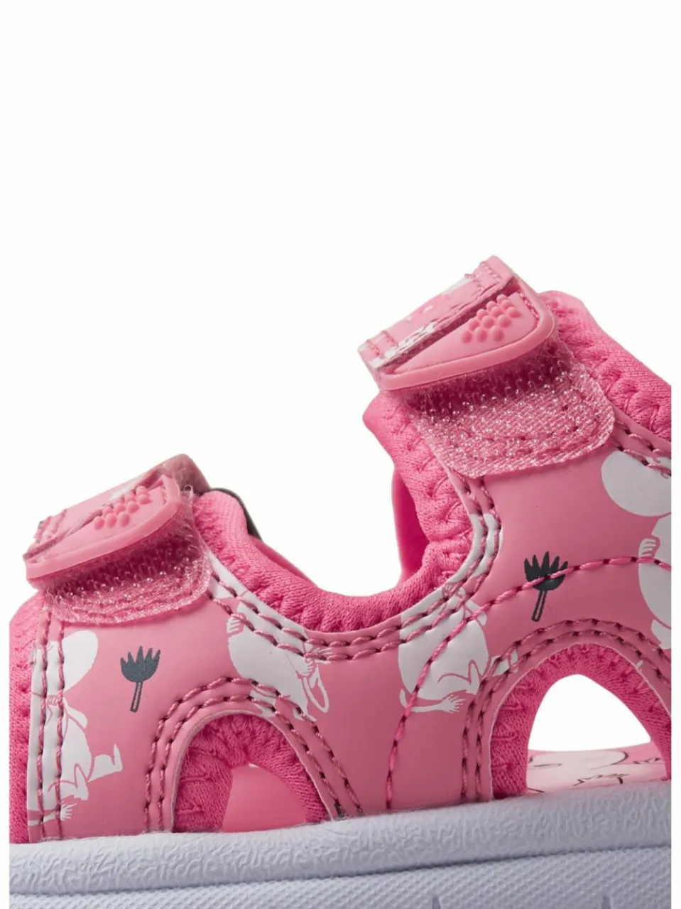 reima Mädchen|Jungen<Unisex Sandalen - Moomin Bungee rosa gemustert