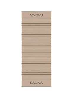 Cawö Heimtextilien<Unisex Saunatuch 1er Pack sand gestreift