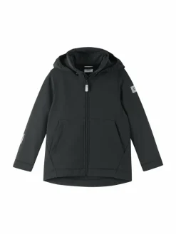 reima Jungen|Mädchen<Unisex Softshell Jacke - Koivula schwarz uni