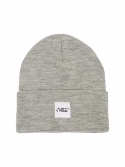 North Bend Mützen & Hüte<Unisex Strickmütze - NBLou hellgrau bedruckt