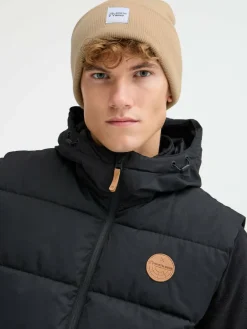 North Bend Mützen & Caps<Unisex Strickmütze - NBLou beige bedruckt