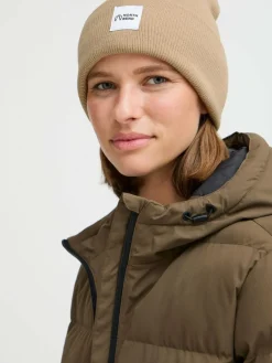 North Bend Mützen & Caps<Unisex Strickmütze - NBLou beige bedruckt