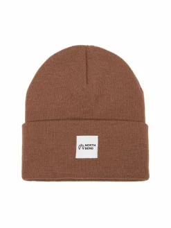 North Bend Mützen & Caps<Unisex Strickmütze - NBLou braun bedruckt