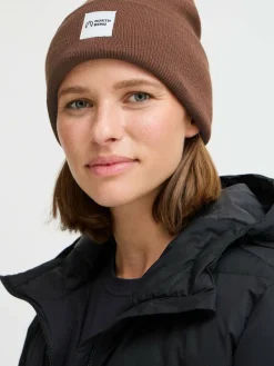 North Bend Mützen & Caps<Unisex Strickmütze - NBLou braun bedruckt