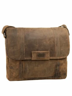 BAGAN Taschen & Rucksäcke<Unisex Umhängetasche braun uni