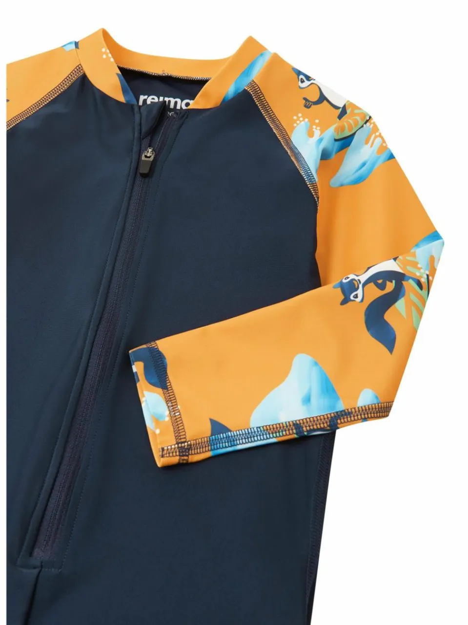 reima Mädchen<Unisex UV-Overall - Polskii orange gemustert