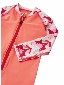 reima Mädchen<Unisex UV-Overall - Polskii rot gemustert