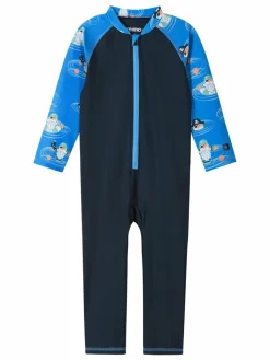 reima Mädchen<Unisex UV-Overall - Polskii blau gemustert