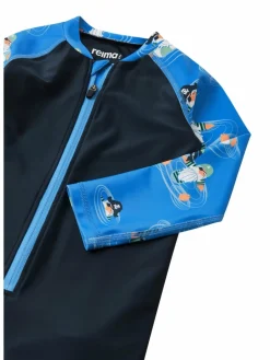 reima Mädchen<Unisex UV-Overall - Polskii blau gemustert