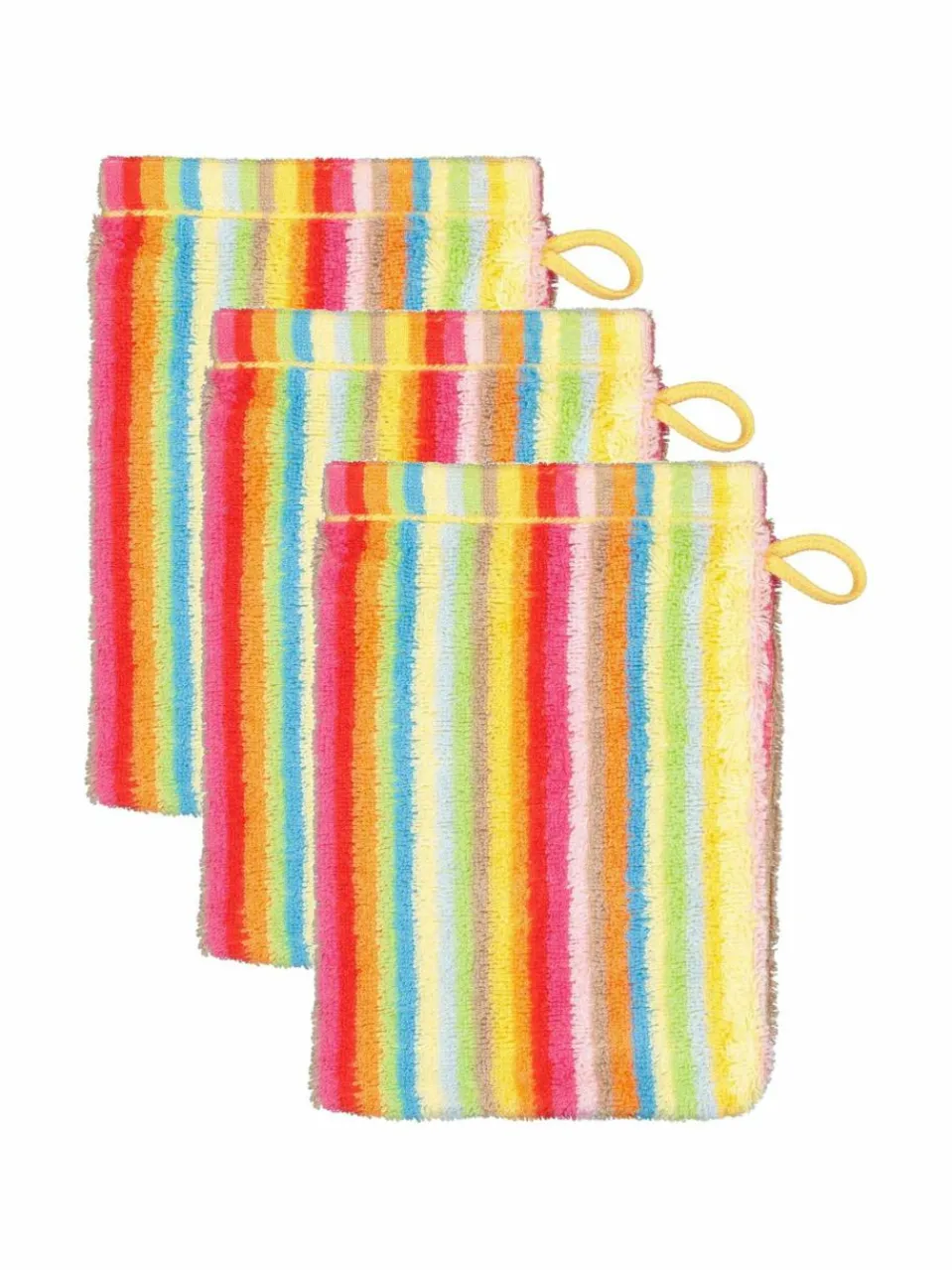 Damen Cawö Heimtextilien>Unisex Waschlappen 3er Pack