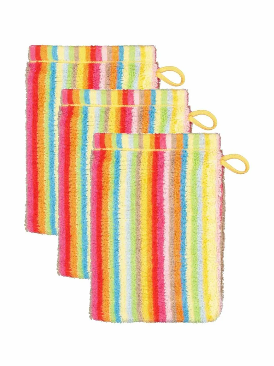 Damen Cawö Heimtextilien>Unisex Waschlappen 3er Pack