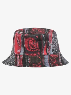 Carlo Colucci Mützen & Hüte<Unisex Wendehut - Decassian rot gemustert