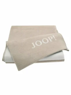 JOOP! Heimtextilien<Unisex Wohndecken 1er Pack beige uni