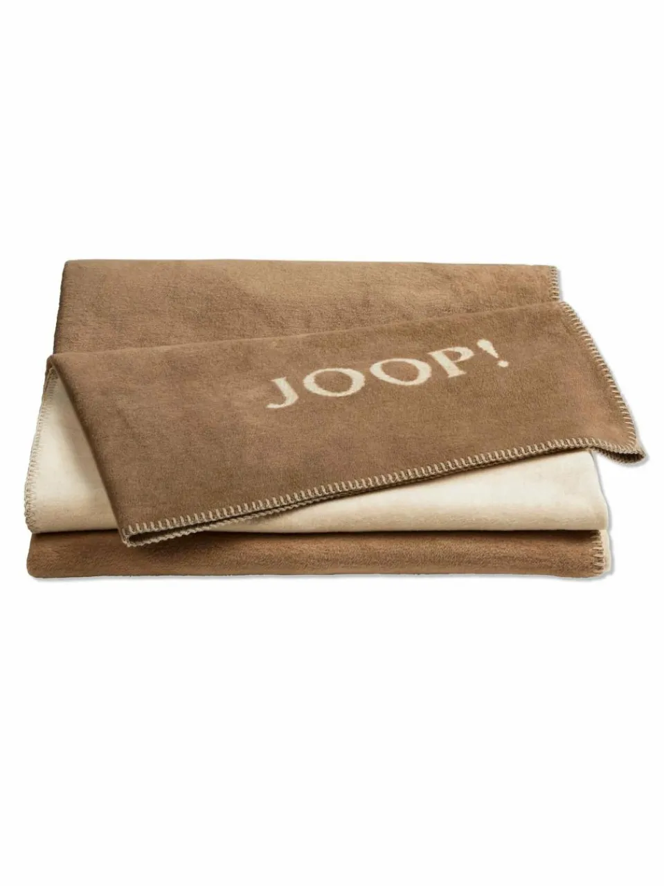 JOOP! Heimtextilien<Unisex Wohndecken 1er Pack beige uni